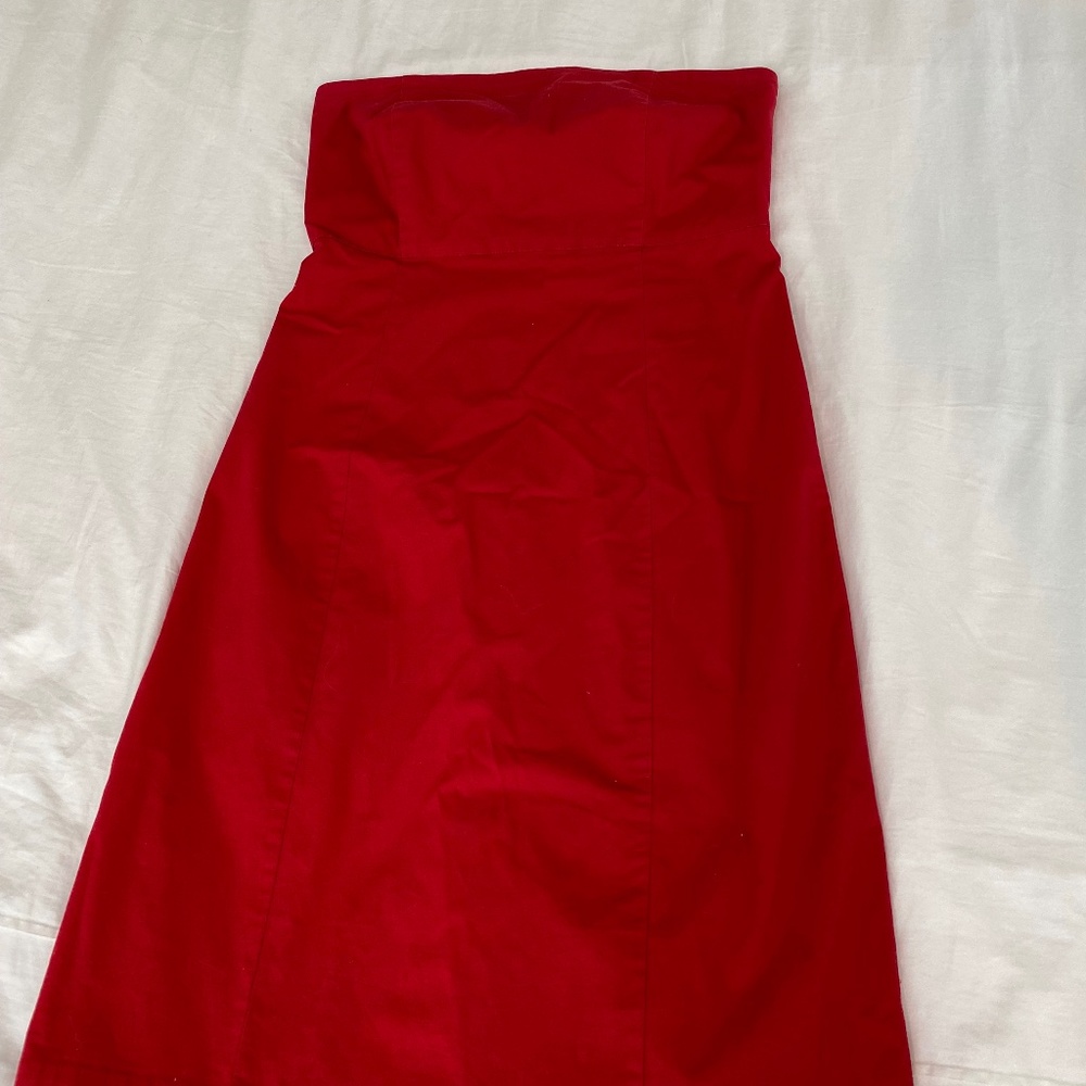 Fun strapless summer dress